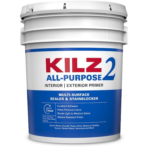 Kilz Premium White WaterBased Primer and Sealer 5 gal 20000P Zoro